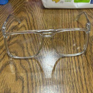Vintage 1980s Neostyle CLEAR Rotary Unisex Glasses Frames EXCELLENT Condition
